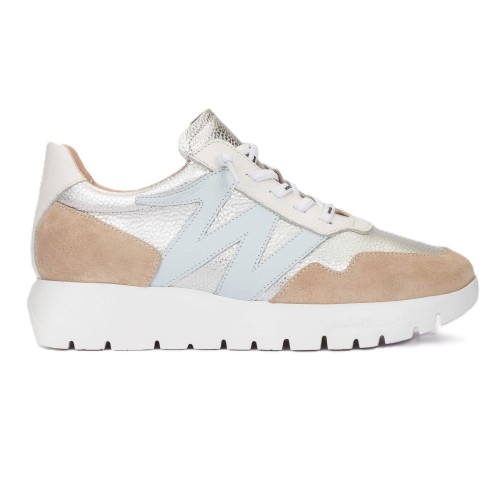 BUTY WONDERS A-24101 BEIG PLATA