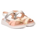 SANDAŁY WONDERS C-6552 MELON VANILA