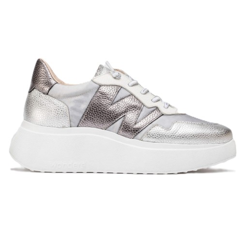 BUTY WONDERS A-3622 MESHMETAL PLATA