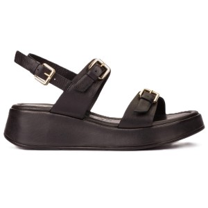 W665 SANDAŁY WONDERS AT-1057 SHEEP NEGRO