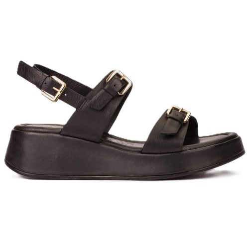 SANDAŁY WONDERS AT-1057 SHEEP NEGRO